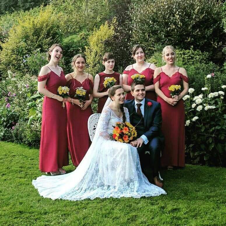 Aberaeron, Ceredigion. West Wales Wedding Dressmaker and Seamstress Alterations Bridesmaids